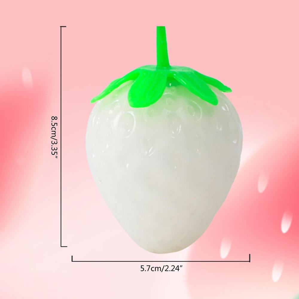 Activity Toys | 3Pcs Squishy Toy Strawberry Shape Squishy Stress Relief Toy Pack For Kids Boys