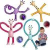 Activity Toys | 4Pcs Telescopic Suction Cup Giraffe Toy, Shape-Changing Giraffe Telescopic Tube Cartoon Puzzle Suction Cup Parent-Child Interactive Decompression Toy