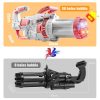 Activity Toys | 88-Hole New Kids Gatling Bubble Gun Toy Charging Electric Automatic Bubble Machine Summer Outdoor Soap Water Bubble Maker Toy