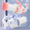 Activity Toys | 88-Hole New Kids Gatling Bubble Gun Toy Charging Electric Automatic Bubble Machine Summer Outdoor Soap Water Bubble Maker Toy