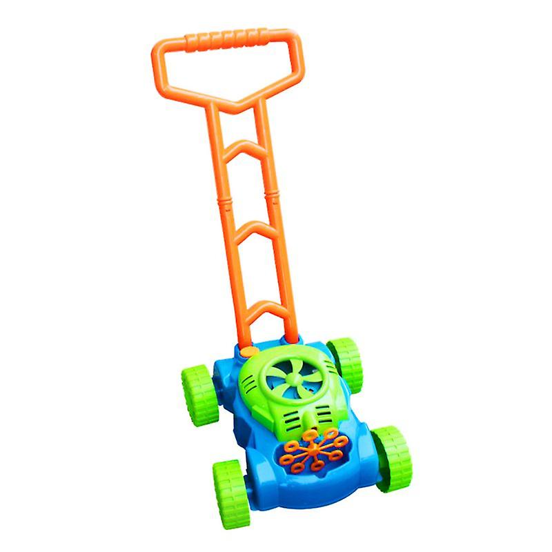 Activity Toys | Automatic Music Trolley Blowing Bubble Machine Children Outdoor Game Push Toy