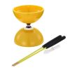 Activity Toys | Diabolo Toy With Rods Triple Bearing Skill Toy For Gift Grassland Adult Kids Yellow