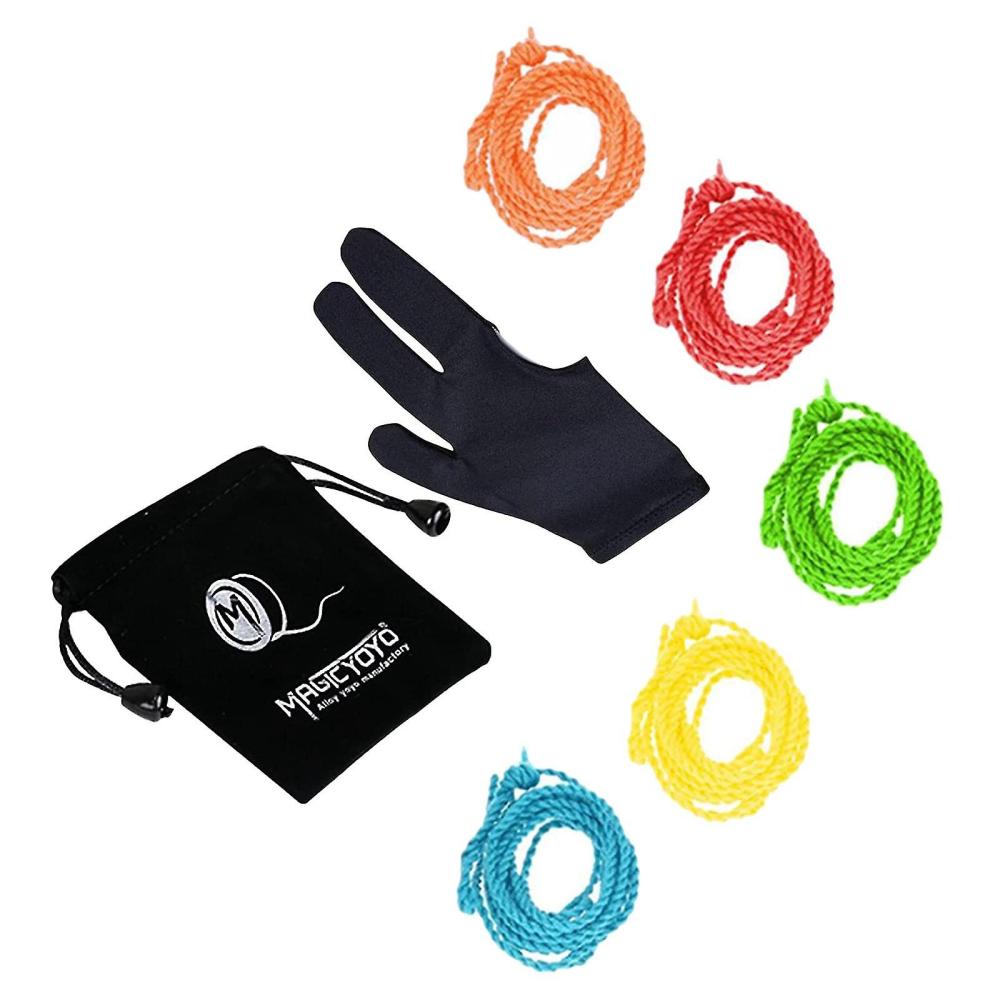 Activity Toys | Professional 5 Pcs Yoyo Strings (Color Random), Yoyo Glove, Yoyo Bag