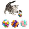 Activity Toys | Soft Pompoms Balls For Cats Lightweight Colorful Handmade- Bouncy Ball