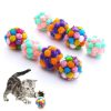 Activity Toys | Soft Pompoms Balls For Cats Lightweight Colorful Handmade- Bouncy Ball