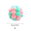 Activity Toys | Soft Pompoms Balls For Cats Lightweight Colorful Handmade- Bouncy Ball