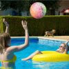 Activity Toys | Swimming Float Toy Balls, 9 Inch Inflatable Pool Balls With Hose Adapter