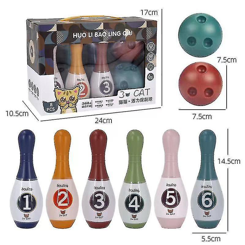 Activity Toys | Wabjtam Children’s Bowling Toy Boys And Girls Outdoor Sports Sports Ball Leisure Indoor Parent-Child Interactive Games