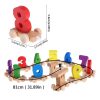 Activity Toys | Wooden Digital Train 0-9 Number Kids Preschoolers Learning Educational Toys Gift