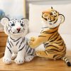 Dolls, Playsets & Toy Figures | 23Cm Simulation Baby Tiger Plush Toy Stuffed Soft Wild Animal Forest Tiger Pillow Dolls For Kids Boys Birthday Gift