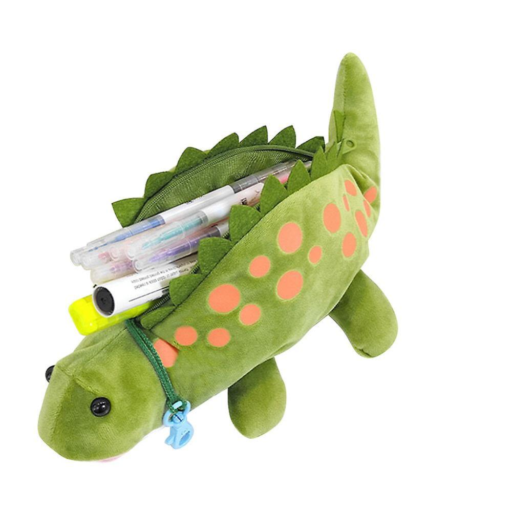 Dolls, Playsets & Toy Figures | Children Pencil Case Plush Pen Pouch With Zipper Dinosaurs Pen Holder Pencil Organizers For Pupils Students Learning Stationery Pencil Crayon Pen Mark