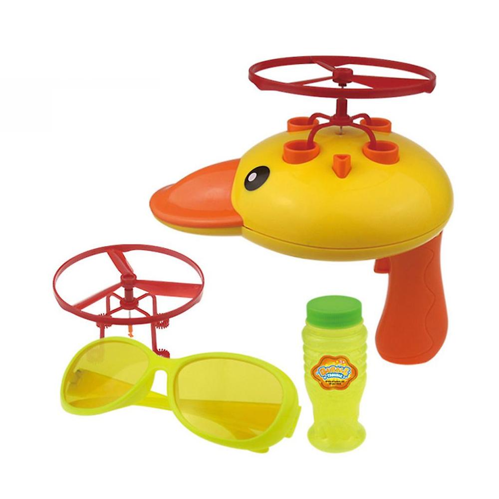 Activity Toys | 1Pc Ufo Duck Shape Bubble Toys Bamboo Dragonfly Bubble Maker Machine Toy